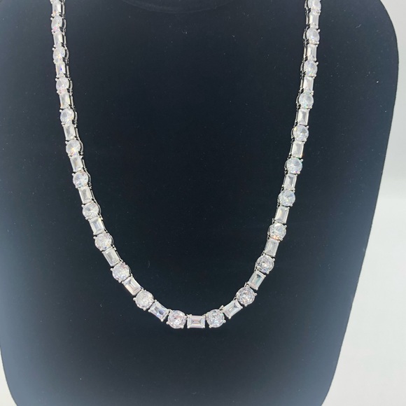 63ct Multi-Stone Tennis Necklace - Picture 5 of 14